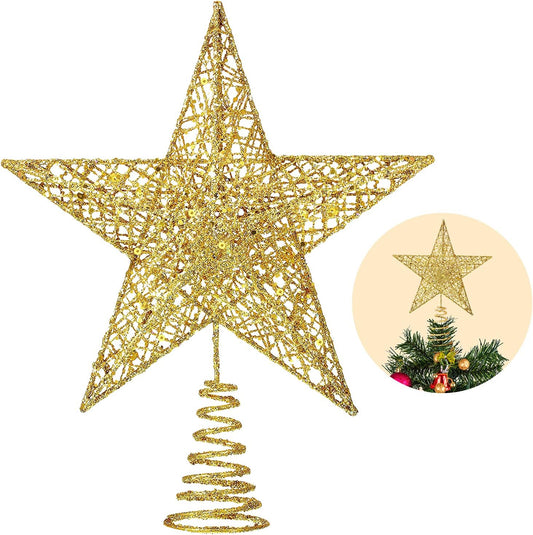 Gold Star Tree Topper